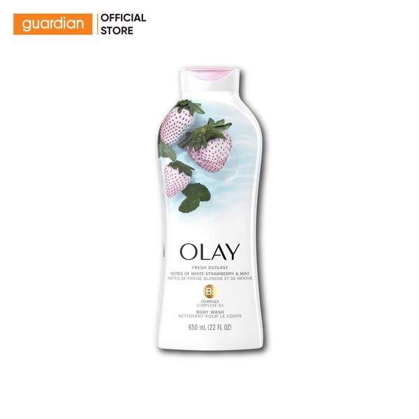 Sữa Tắm Dâu & Bạc Hà Olay 650Ml