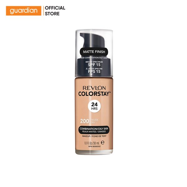 Kem Nền Che Khuyết Điểm Revlon Colorstay 24H Spf15 #200 Nude 30Ml