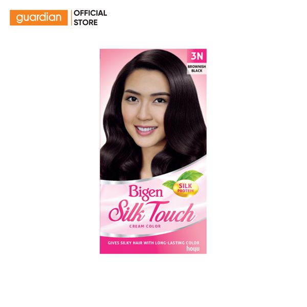 Kem Nhuộm Tóc Bigen Silk Touch 3N Màu Nâu Đen 80Gr