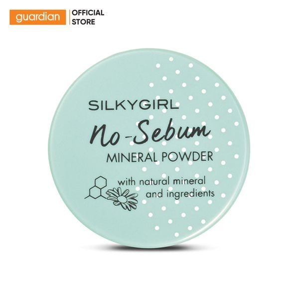 Phấn Phủ Khoáng Dạng Bột Silkygirl No Sebum Mineral Powder 5Gr