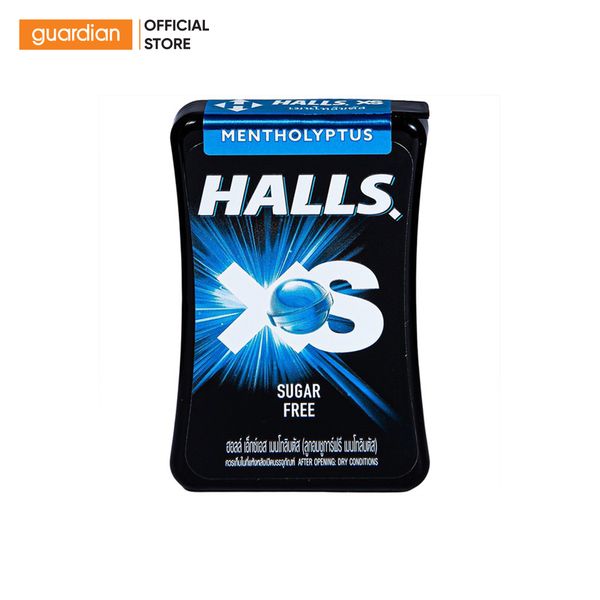 Kẹo Ngậm Không Đường Hương Bạc Hà Hall Hộp 15Gr