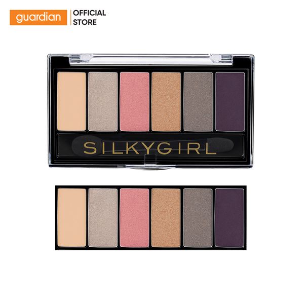 Bảng Phấn Mắt 6 Màu Silkgirl Truly Nude 04 Brick 6Gr