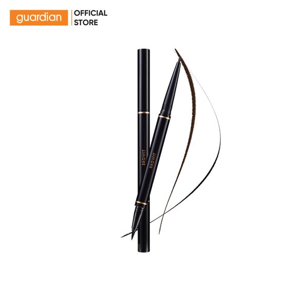 Bút Kẻ Mắt 2 Đầu Browit Hightechnique Duo Eyeliner 0,5Ml+0,14Gr