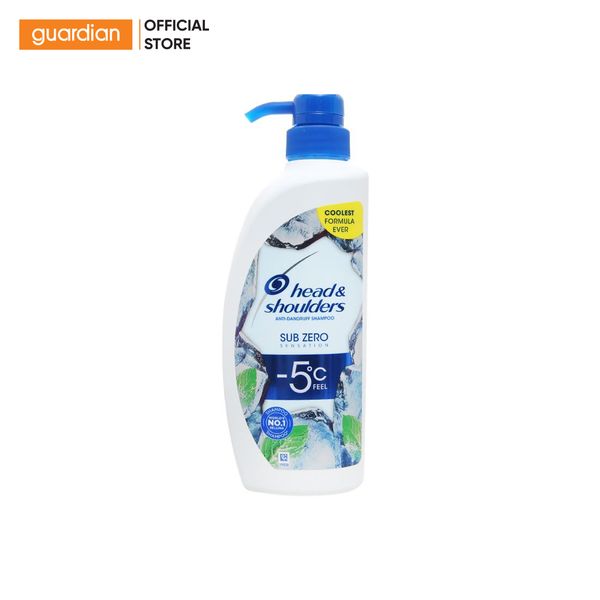 Dầu Gội Giúp Làm Sạch Gàu Head & Shoulders Anti-Dandruff Sub Zero Sensation Băng Lạnh 550ml