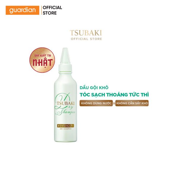 Dầu Gội Khô Dry Shampoo Tsubaki 180Ml