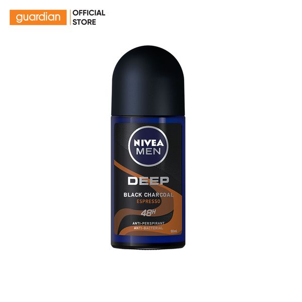 Lăn Ngăn Mùi Than Đen Hương Espresso Nivea Men 50Ml