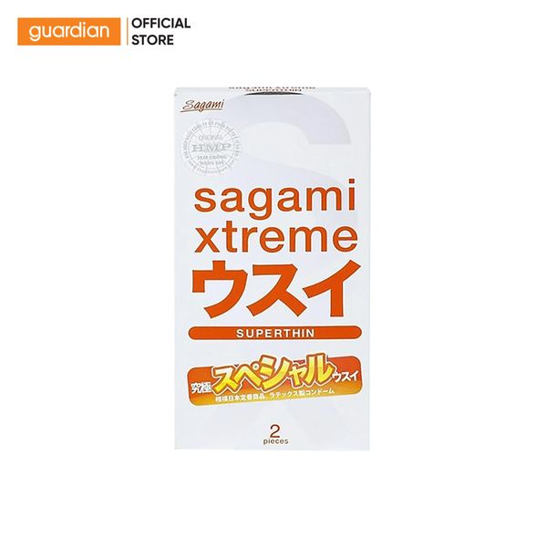 Bao Cao Su Xtreme Super Thin Sagami 2 Cái