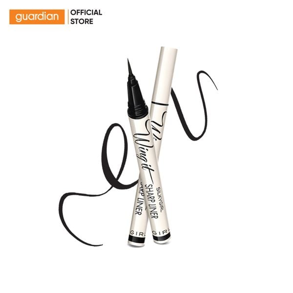 Bút Kẻ Mắt Silkygirl Wing It Sharp Eyeliner 01 Super Black 0,5Gr