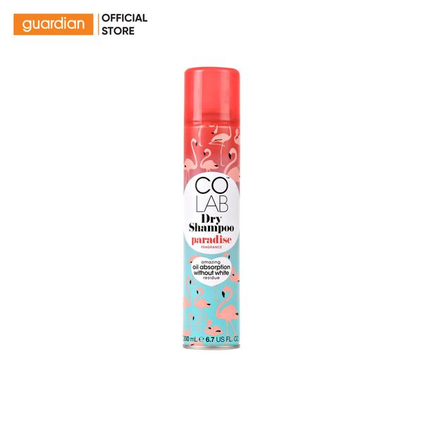 Dầu Gội Khô Colab Paradise Hương Dừa Và Trái Cây Nhiệt Đới 200ml