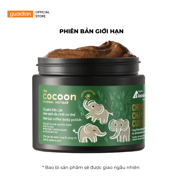  Cà Phê Đắk Lắk Làm Sạch Da Chết Cơ Thể Cocoon Dak Lak Coffee Body Polish 200Ml 
