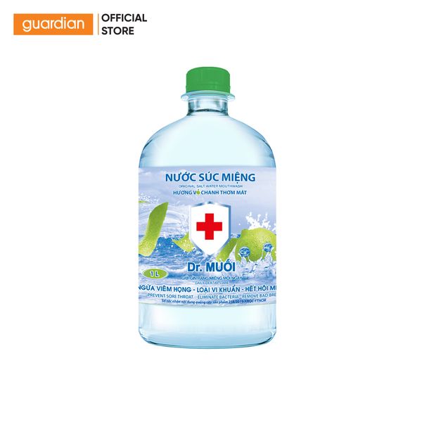 Nước Súc Miệng Hương Chanh Dr. Muối 1000Ml