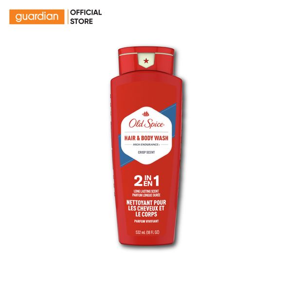 Sữa Tắm Gội 2In1 Crisp Old Spice 532Ml