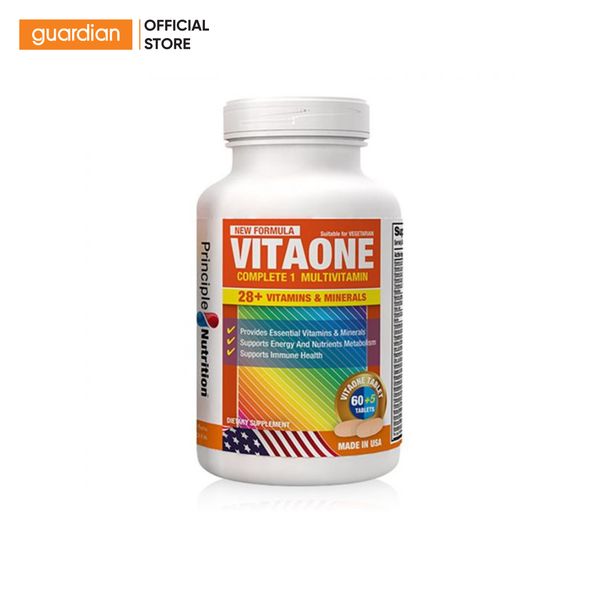 Viên Uống Bổ Sung Vitamin Và Khoáng Chất Thiết Yếu Principle Nutrition Vitaone Complete 1 Multivitamin 65 Viên