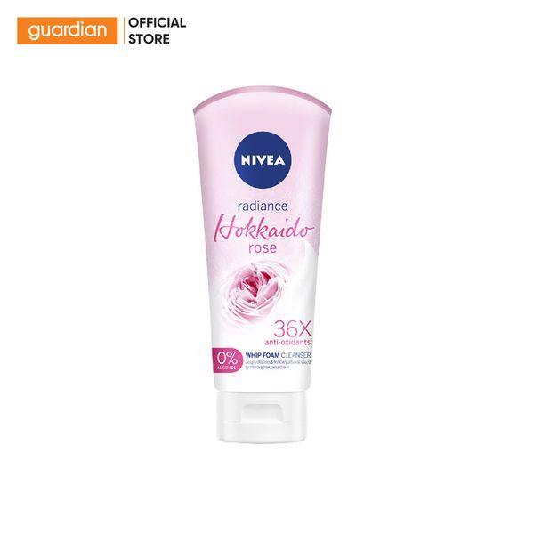 Sữa Rửa Mặt Tạo Bọt Chiết Xuất Hoa Hồng Nivea 100Ml