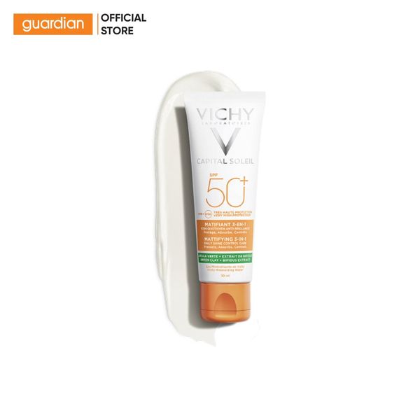 Kem Chống Nắng Kiềm Dầu Vichy Capital Soleil Spf50+ 50Ml