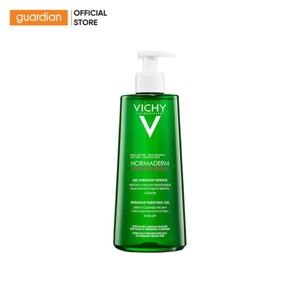 Sữa Rửa Mặt Dạng Gel Dành Cho Da Dầu Mụn Giúp Làm Sạch Sâu Và Giảm Bã Nhờn Trên Da Vichy 400Ml