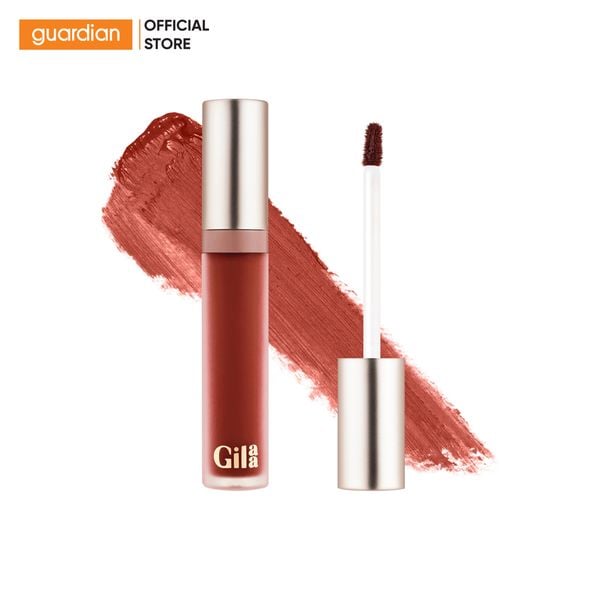 Son Kem Lì Gilaa Long Wear Lip Cream #02 Lovely Day Đỏ Nâu Trầm 5Gr