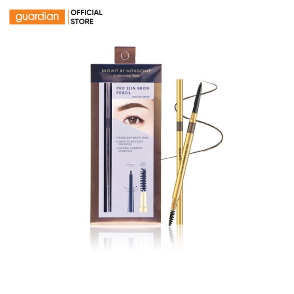 Chì Kẻ Mày Browit Siêu Mảnh Pro Slim Brow Pencil Natural Brown 0,06Gr