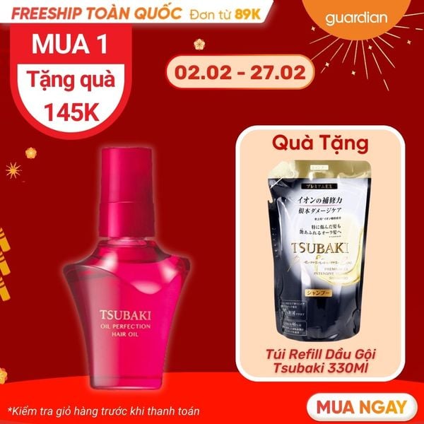 Dầu Dưỡng Tóc Giúp Phục Hồi Tóc Hư Tổn Tsubaki Oil Perfection Hair Oil 50ml