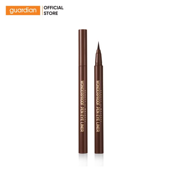 Bút Kẻ Mắt Nước Sắc Nét Bom Wonderproof Pen Eyeliner #03 Soft Brown Màu Nâu Hạt Dẻ 0,5Gr