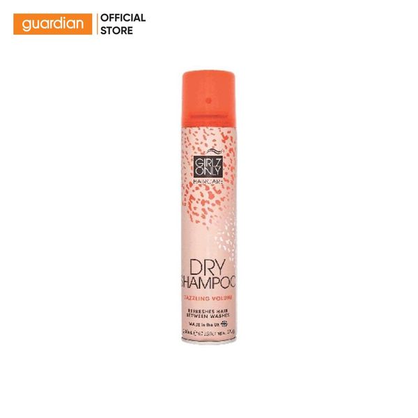 Dầu Gội Khô Phồng Tóc Girlz Only Dazzling Volume 200ml