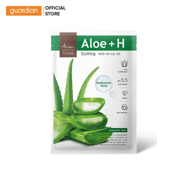 Mặt Nạ 7 Days Lô Hội + Hyaluronic Acid Ariul 23Ml