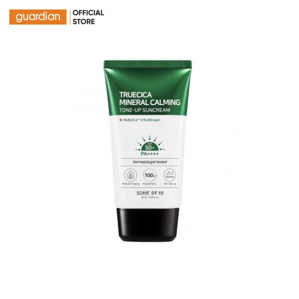 Kem Chống Nắng Dành Cho Da Mụn Some By Mi Truecica Mineral Calming Tone-Up Suncream Spf50+ Pa++++ 50Ml