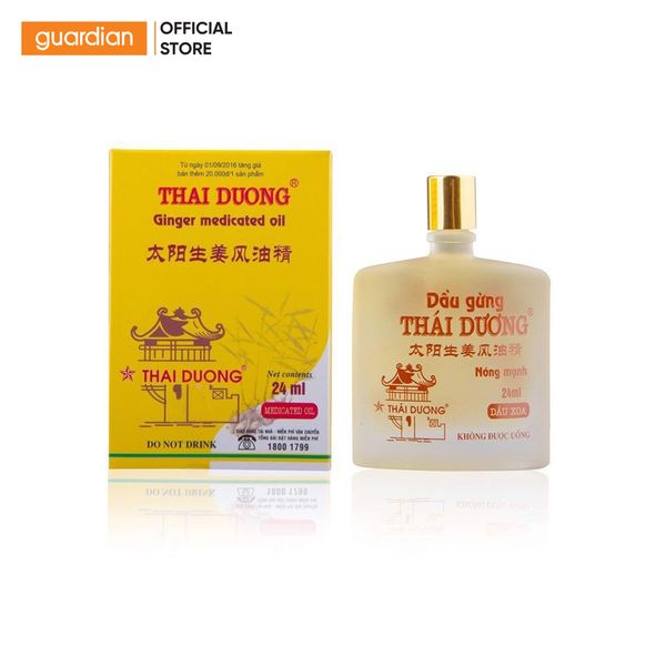 Dầu Gừng Thái Dương 24Ml