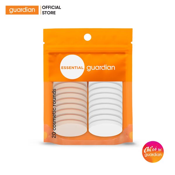 Bông Mút Trang Điểm Tròn Cosmetic Rounds Guardian 20 Cái