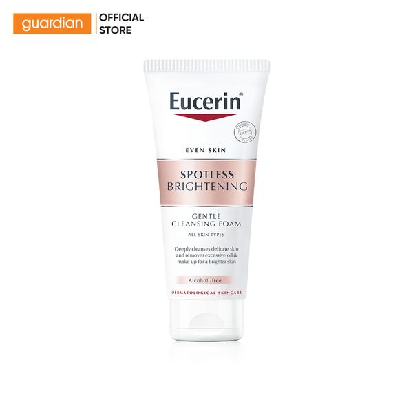 Sữa Rửa Mặt Hỗ Trợ Sáng Da Tạo Bọt Eucerin Spotless Brightening 50G