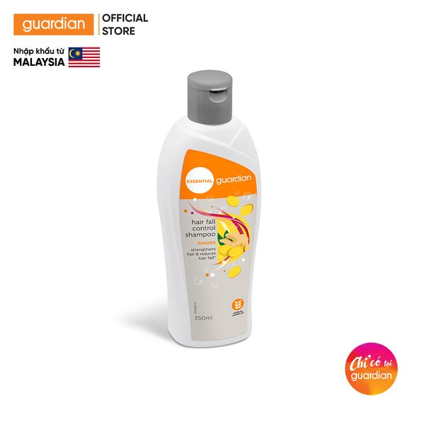 Dầu Gội Giúp Giảm Gãy Rụng Tóc Guardian Hair Fall Control Shampoo Chiết Xuất Gừng 350ml