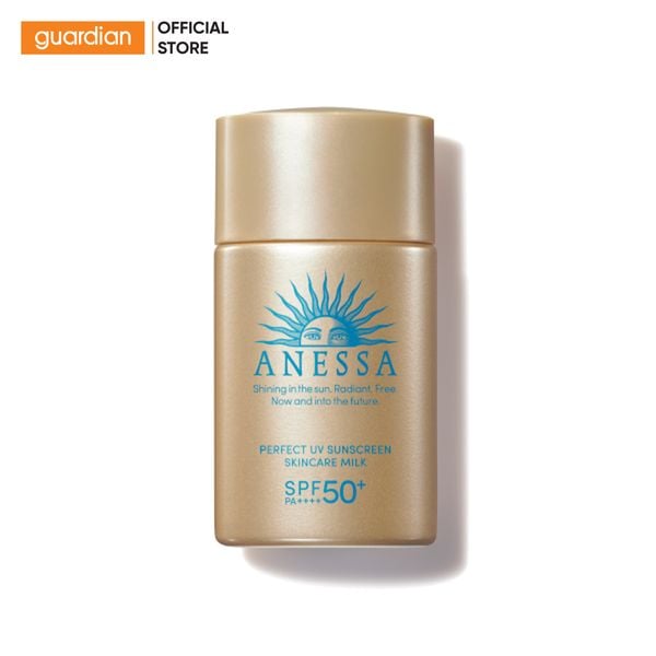 Sữa Chống Nắng Dưỡng Da Kiềm Dầu Bảo Vệ Hoàn Hảo Anessa Pefect Uv Suncreen Skincare Milk Spf50+ Pa++++ 20Ml
