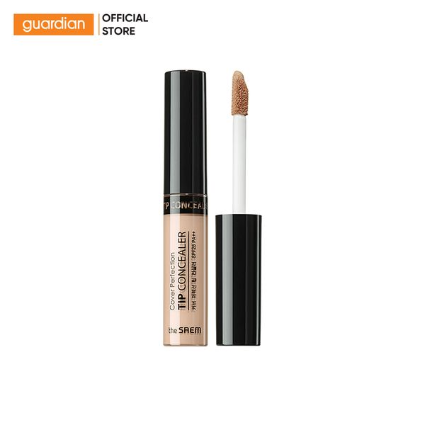 Kem Che Khuyết Điểm The Saem Cover Perfection Tip Concealer - 1.75 Middle Beige 6,5Gr