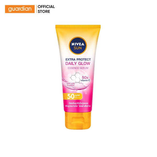 Tinh Chất Chống Nắng Dưỡng Thể Sáng Mịn Đều Màu Nivea Daily Glow SPF50 PA+++ 180Ml