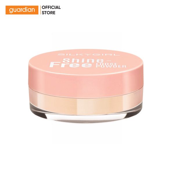 Phấn Phủ Bột Có Màu Chống Nhờn Silkygirl Shine Free Loose Powder 02 Natural Medium 10Gr