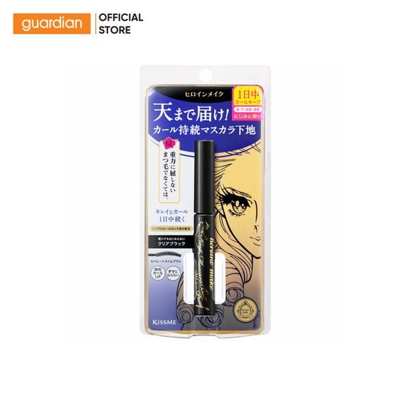 Mascara Lót Giúp Giữ Nếp Cong Và Nâng Dài Mi Kissme Curl Keep Mascara Base Wp #01 Clear Black Màu Đen Tuyền 4,5Gr