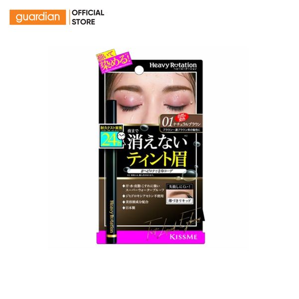 Bút Nước Kẻ Mày Lâu Trôi Kissme Heavy Rotation Tint Liquid Eyebrow Nâu Tự Nhiên 0,4Ml