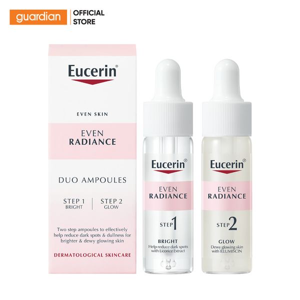 Tinh Chất Dưỡng Sáng Even Radiance Duo Ampoules Eucerin 2 Chai 15Ml