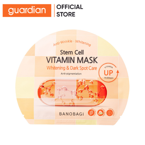 Mặt Nạ Dưỡng Sáng Da Làm Mờ Đốm Nâu Banobagi Stem Cell Vitamin Mask Whitening And Dark Spot Care 30gr