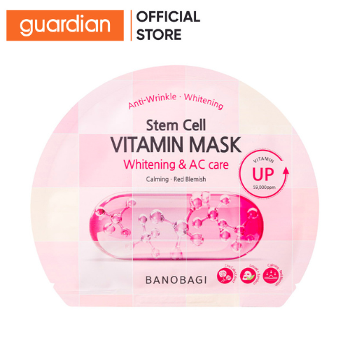 Mặt Nạ Dưỡng Sáng Chăm Sóc Da Mụn Banobagi Stem Cell Vitamin Mask Whitening And Ac Care 30gr