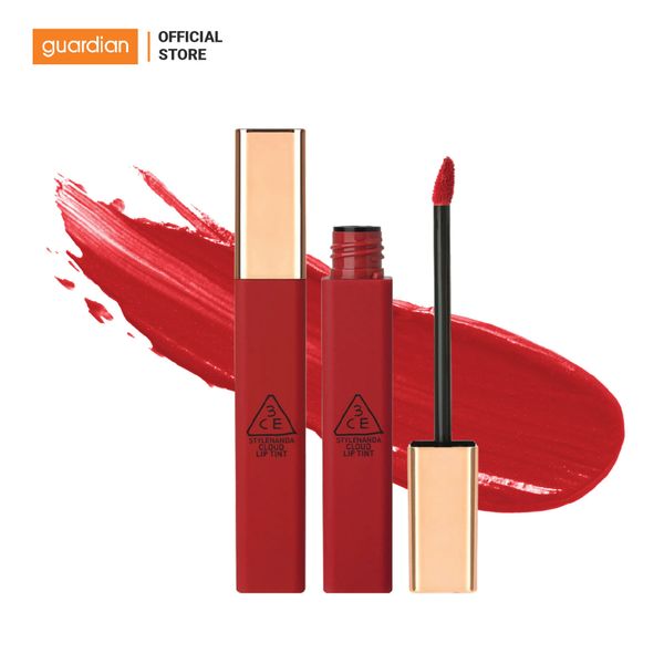 Son Kem Lì 3Ce Cloud Lip Tint #Macaron Red Đỏ Tươi 4Gr
