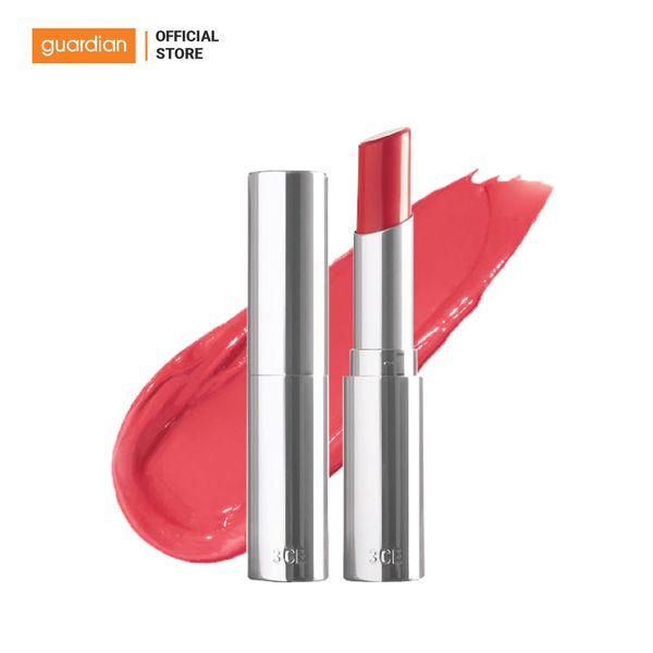 Son Thỏi Bóng 3Ce Glow #Sweetner Màu Hồng San Hô 3Gr