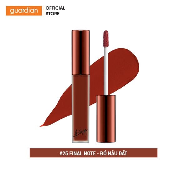 Son Kem Lì Bbia Last Velvet Tint #25 Final Note Đỏ Nâu Trầm 5Gr