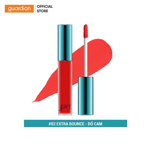 Son Kem Lì Bbia Last Velvet Tint #02 Extra Bounce Đỏ Coral 5Gr