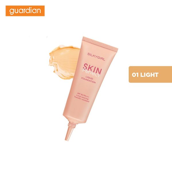 Kem Nền Dạng Lỏng Silky Girl Skin Perfect Liquid Foundation #01 Light 25Ml