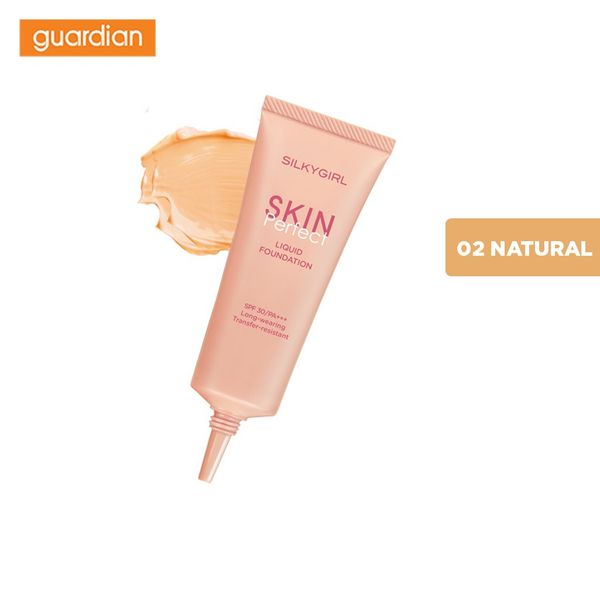 Kem Nền Dạng Lỏng Silky Girl Skin Perfect Liquid Foundation #02 Natural 25Ml