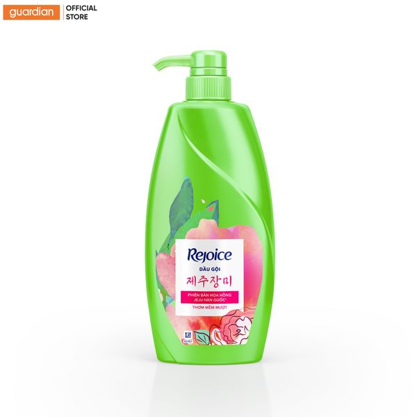 Dầu Gội Cho Tóc Siêu Mềm Mượt Rejoice Hương Hoa Hồng Từ Đảo Jeju Hàn Quốc 630ml