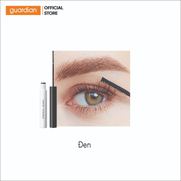 Mascara Chống Thấm Nước, Làm Dày Và Dài Mi Tự Nhiên The Perfect Diary Màu Đen 4.5Gr
