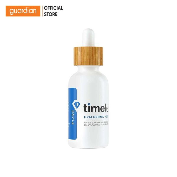 Tinh Chất Cấp Nước Dưỡng Ẩm Timeless Hyaluronic Acid 100% Pure 60Ml