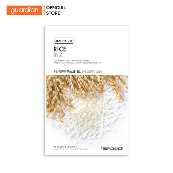 Mặt Nạ Giấy The Face Shop Real Nature Rice Face Mask 20G